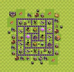 Base plan (layout), Town Hall Level 7 for farming (#59)