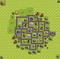 Base plan (layout), Town Hall Level 7 for farming (#74)