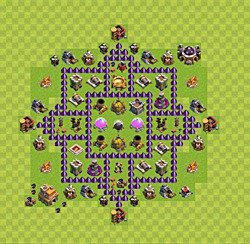Base plan (layout), Town Hall Level 7 for farming (#75)