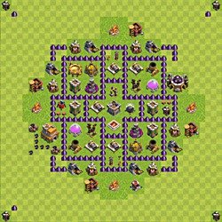 Base plan (layout), Town Hall Level 7 for farming (#88)
