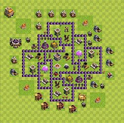 Base plan (layout), Town Hall Level 7 for farming (#89)