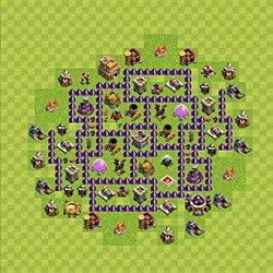 Base plan (layout), Town Hall Level 7 for farming (#92)