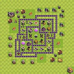 Base plan (layout), Town Hall Level 7 for farming (#93)