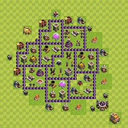 Base plan (layout), Town Hall Level 7 for farming (#98)