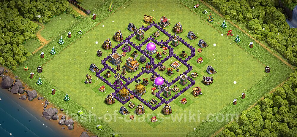 Base plan TH7 Max Levels with Link, Anti 3 Stars for Farming 2024, #1134