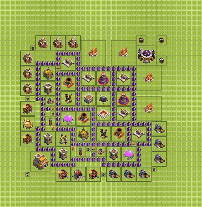 Base plan TH7 (design / layout) for Farming, #3