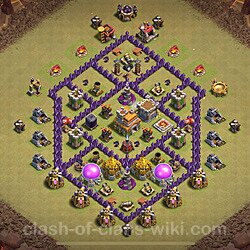 Base plan (layout), Town Hall Level 7 for clan wars (#1775)