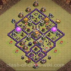 Base plan (layout), Town Hall Level 7 for clan wars (#1799)