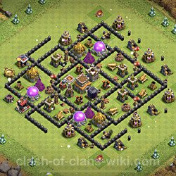 Base plan (layout), Town Hall Level 8 for trophies (defense) (#453)