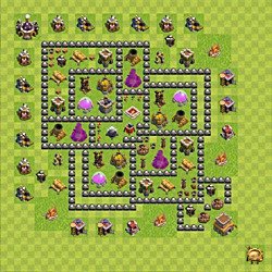 Base plan (layout), Town Hall Level 8 for farming (#111)