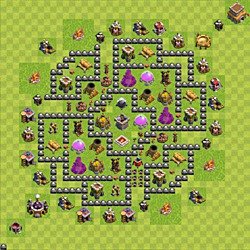 Base plan (layout), Town Hall Level 8 for farming (#115)