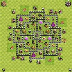 Base plan (layout), Town Hall Level 8 for farming (#119)