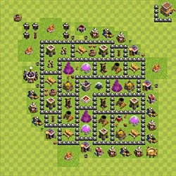 Base plan (layout), Town Hall Level 8 for farming (#120)