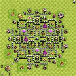 Base plan (layout), Town Hall Level 8 for farming (#137)