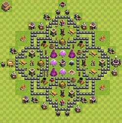 Base plan (layout), Town Hall Level 8 for farming (#138)