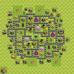 Base plan (layout), Town Hall Level 8 for farming (#139)
