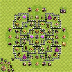 Base plan (layout), Town Hall Level 8 for farming (#142)