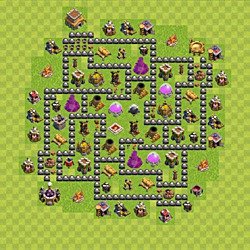 Base plan (layout), Town Hall Level 8 for farming (#144)