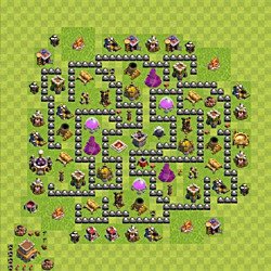 Base plan (layout), Town Hall Level 8 for farming (#146)