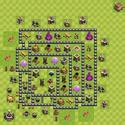 Base plan (layout), Town Hall Level 8 for farming (#147)
