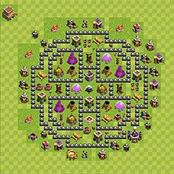 Base plan (layout), Town Hall Level 8 for farming (#149)