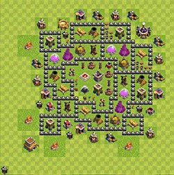 Base plan (layout), Town Hall Level 8 for farming (#151)