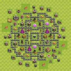 Base plan (layout), Town Hall Level 8 for farming (#154)