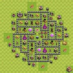 Base plan (layout), Town Hall Level 8 for farming (#155)