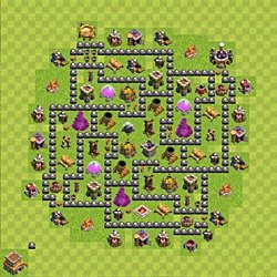 Base plan (layout), Town Hall Level 8 for farming (#157)