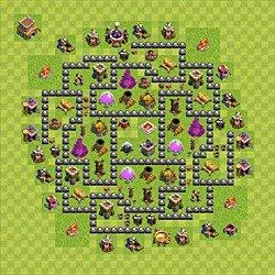 Base plan (layout), Town Hall Level 8 for farming (#158)