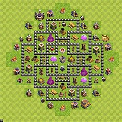 Base plan (layout), Town Hall Level 8 for farming (#161)