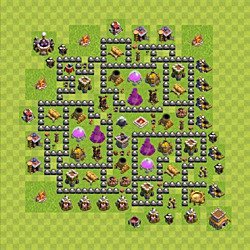 Base plan (layout), Town Hall Level 8 for farming (#164)