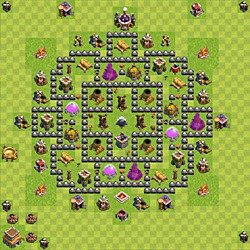 Base plan (layout), Town Hall Level 8 for farming (#165)