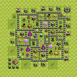 Base plan (layout), Town Hall Level 8 for farming (#167)