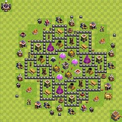 Base plan (layout), Town Hall Level 8 for farming (#168)