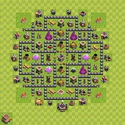 Base plan (layout), Town Hall Level 8 for farming (#169)