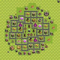 Base plan (layout), Town Hall Level 8 for farming (#170)