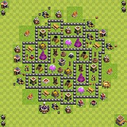 Base plan (layout), Town Hall Level 8 for farming (#171)