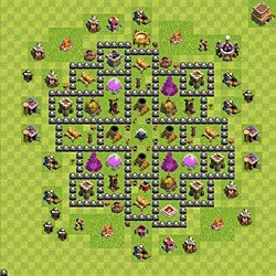 Base plan (layout), Town Hall Level 8 for farming (#172)