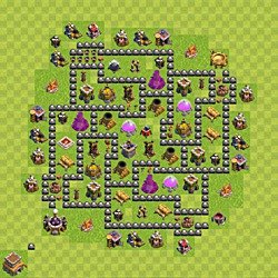 Base plan (layout), Town Hall Level 8 for farming (#175)