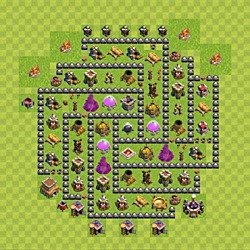 Base plan (layout), Town Hall Level 8 for farming (#176)