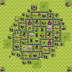 Base plan (layout), Town Hall Level 8 for farming (#177)