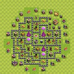 Base plan (layout), Town Hall Level 8 for farming (#178)