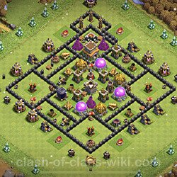 Base plan (layout), Town Hall Level 8 for farming (#567)