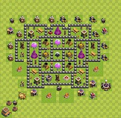 Base plan (layout), Town Hall Level 8 for farming (#77)
