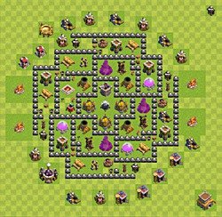 Base plan (layout), Town Hall Level 8 for farming (#79)