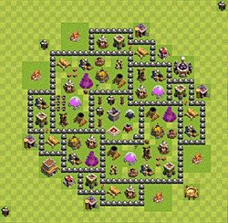 Base plan (layout), Town Hall Level 8 for farming (#83)