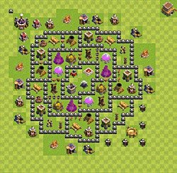 Base plan (layout), Town Hall Level 8 for farming (#85)