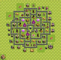 Base plan (layout), Town Hall Level 8 for farming (#87)