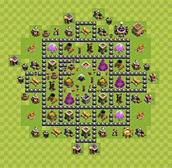Base plan (layout), Town Hall Level 8 for farming (#91)
